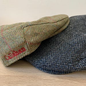Personalised Flat Cap | Herringbone or Check Options | New Colourways Added