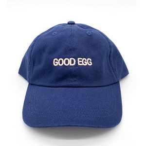 Good Egg Cap Embroidered and Customisable image 1