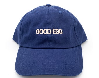 Good Egg Cap - Embroidered and Customisable