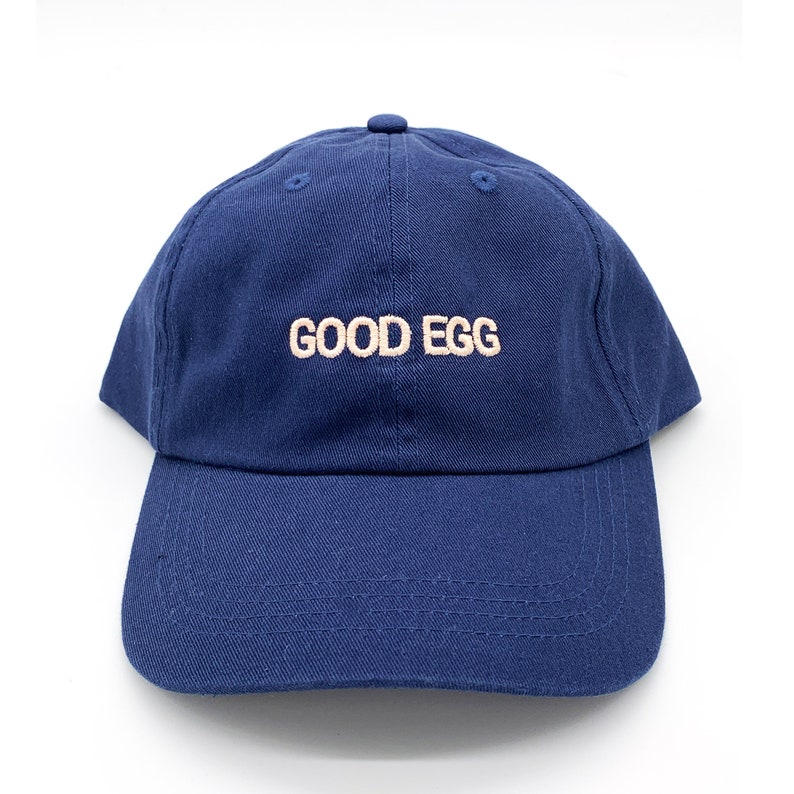 Good Egg Cap Embroidered and Customisable image 1