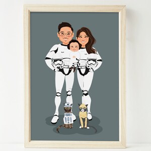 Film portrait. Super hero attire. TV show portrait. Costume drawing. Custom portrait. Birthday gift. Personalized drawing.