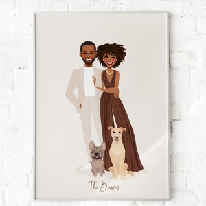 Couple portrait custom portrait. Personalized portrait. Birthday Gift. Valentine&#39;s Gift. Engaging Drawing. . Cute couple drawing