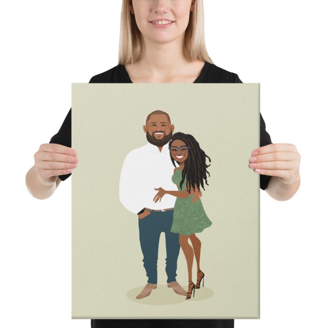 Custom Portrait Canvas Print - Etsy