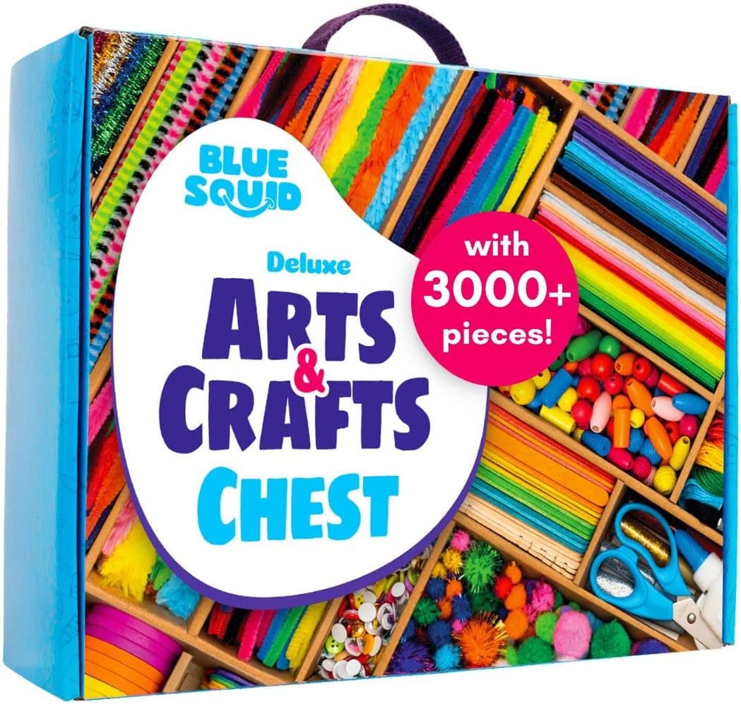 (未使用･未開封品)Science of Arts & Crafts [DVD] Arts and Crafts for Kids 3000+ Piece Deluxe Craft Chest