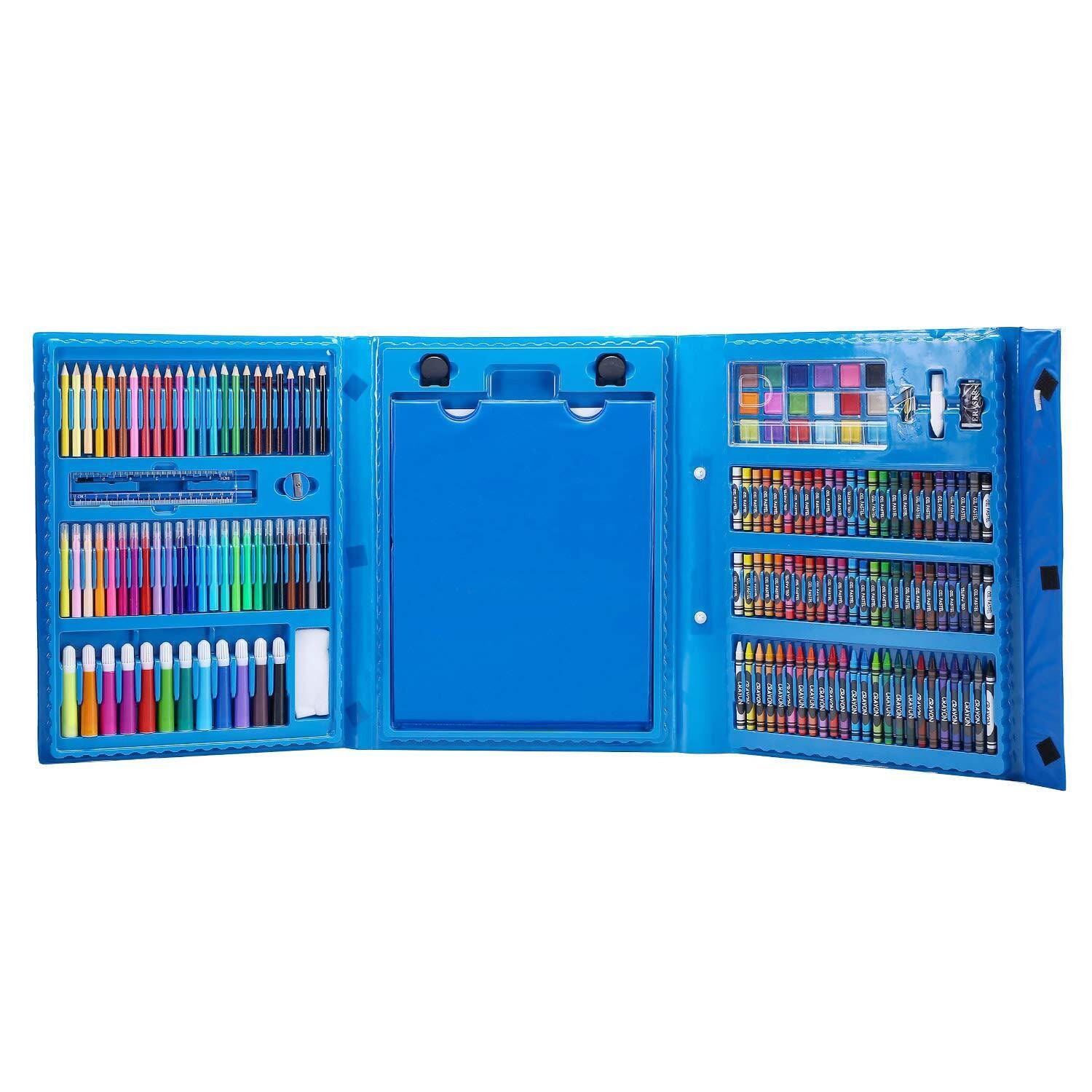 145pc Artists Aluminium Art Case Colouring Pencils Painting Set