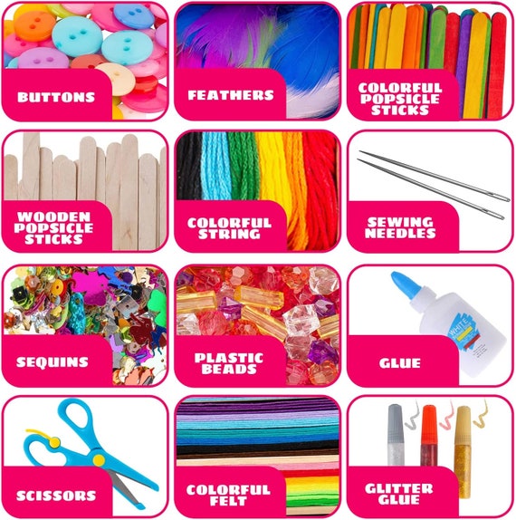Arts and Crafts for Kids 3000+ Piece Deluxe Craft Chest