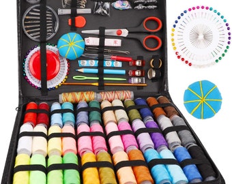 184-Piece Sewing Kit: Portable Home and Travel Repair Set