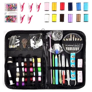 Mini kit de costura: 200 piezas de suministros de costura para viajes
