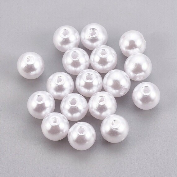 200 White Craft Pearl Beads 3mm Pack of 100 Jewellery Crafts Etsy