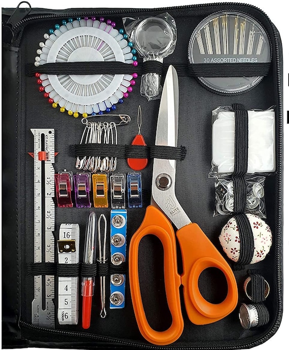 KIT DE COSTURA GRANDE Kit de costura profesional Hilo Tijera Cinta