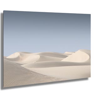 Sabbie Eterne / Fotografia di paesaggi desertici minimalisti / Arte murale della natura senza tempo / Stampe artistiche per interni tranquilli / Dune del deserto di Dubai