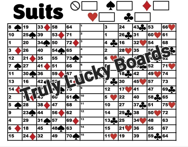 Suits 75, Grid, and Double Board - Etsy