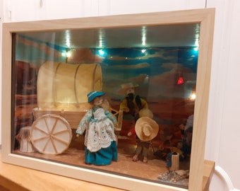 miniature showcase "Wild West"