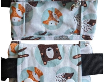 Insulin pump pouch(Forest Creatures)