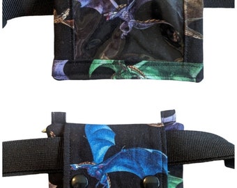 Insulin pump pouch( dinosaurs and dragons)