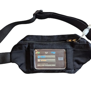 Insulin pump waistband pouch