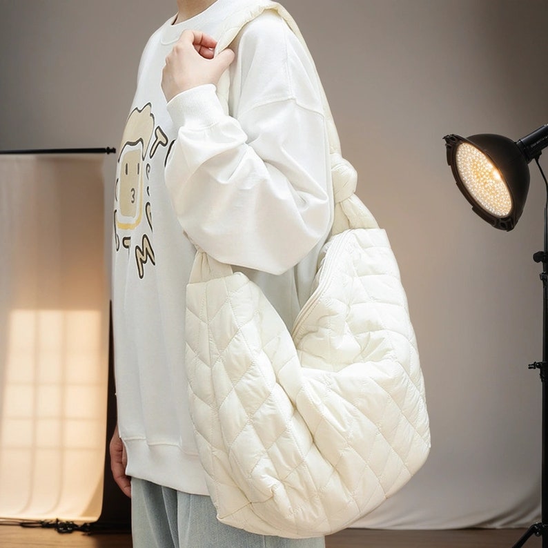 Quilted Shoulder Bagquilted Crossbody Pursequilted Tote With Shoulder Strapchic Quilted