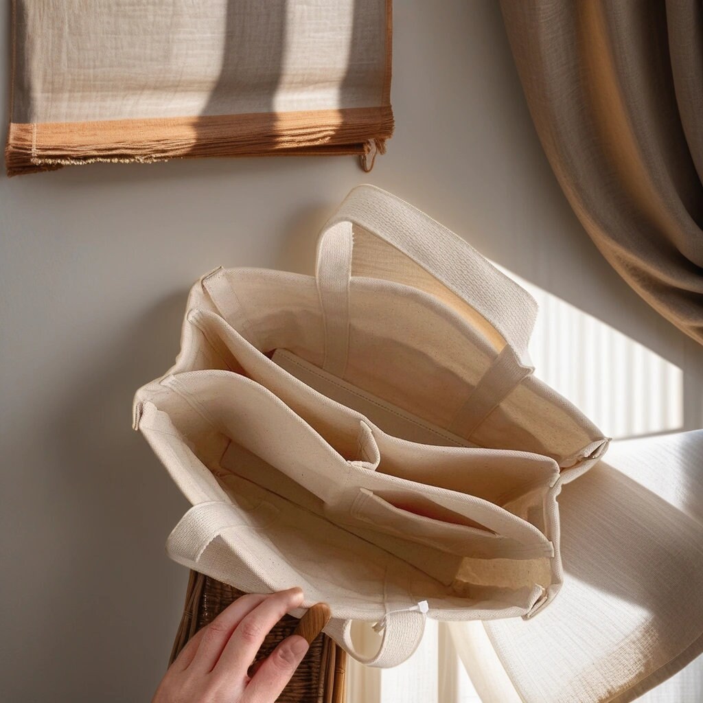 Canvas Tote Bag With Pockets Canvas Tote Bag Large Canvas Tote Bag