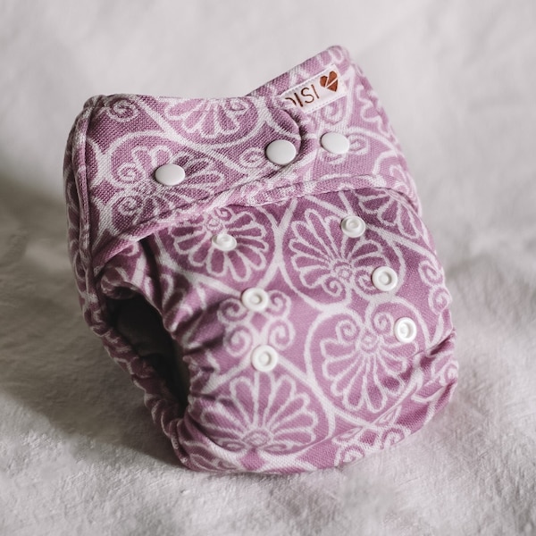 Merino wool diaper cover "Heart" Eco-Friendly Sustainable Reusable Washable Cloth Nappy: Skin-Friendly, Natural, Breathable and Non-itchy.