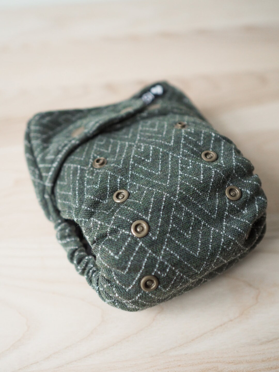 Cubrepañal de lana merino &quot;Soft Moss&quot;