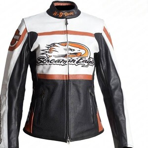 Harley screamin eagle leather jacket 2025