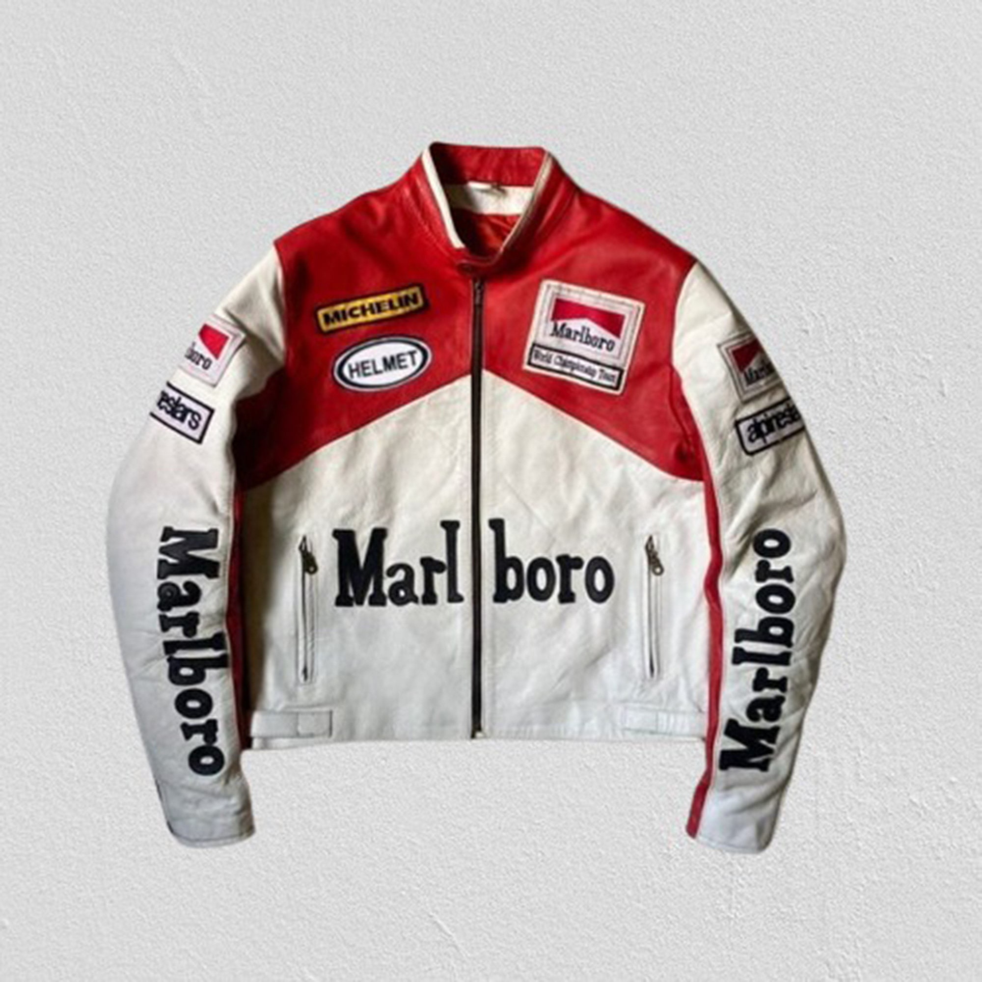 Race Leather Jacket - Etsy