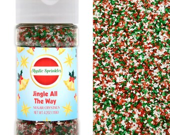Mystic Sprinkles Jingle All The Way Sugar Crystals 4.2 oz.