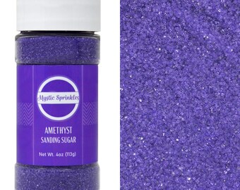 Mystic Sprinkles Amethyst - Purple Sanding Sugar 4oz