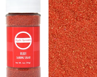Mystic Sprinkles Ruby - Red Sanding Sugar 4oz