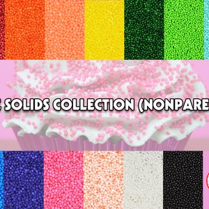 Mystic Sprinkles Solid Color Nonpareils 100 ml Flasche