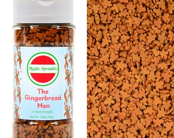 The Gingerbread Men Confetti Mix 2.8 oz.