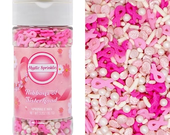 Mystic Sprinkles Ribbons of Sisterhood Sprinkle Mix 3.2oz