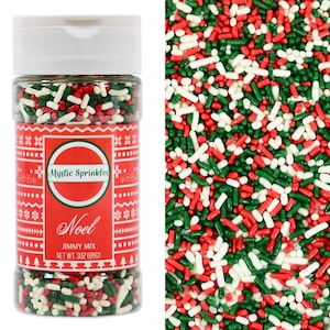 Mystic Sprinkles Noel Mix Jimmies 3 oz.