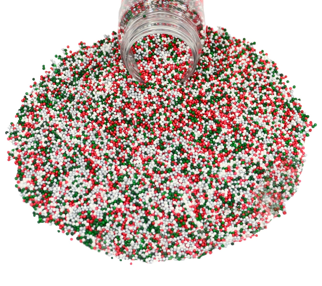 Mystic Sprinkles A Classic Christmas in Silver Nonpareil Mix 4 Oz. - Etsy