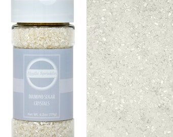 Mystic Sprinkles Diamond - White Sugar Crystals 4.2 oz