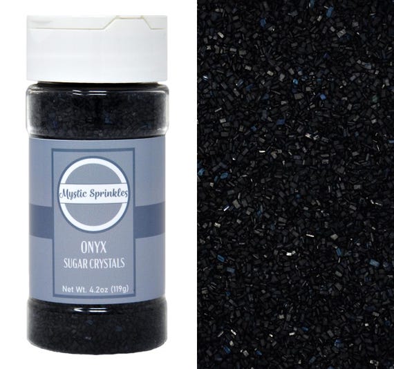 Black And Clear Sugar Sprinkles