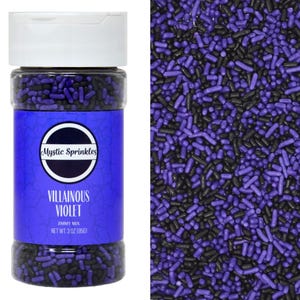 Mystic Sprinkles Villainous Violet Jimmy Mix 3oz Bottle