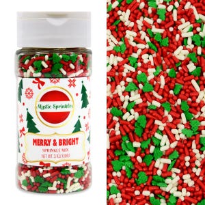 Mystic Sprinkles Merry & Bright Sprinkle Mix 3.1 oz.
