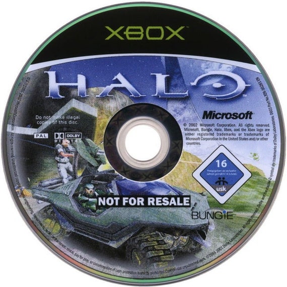 Halo: Combat Evolved Xbox Not For Resale Edition