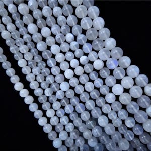 欲しいの mm 6 mm 4 天然ブルーフラッシュムーンストーン AAA 8 mm 10 mm 置物