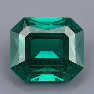 Octagon Lab Grown Emerald