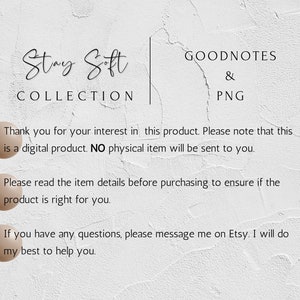 Goodnotes Stickers, Neutral Digital Stickers, Functional Digital ...