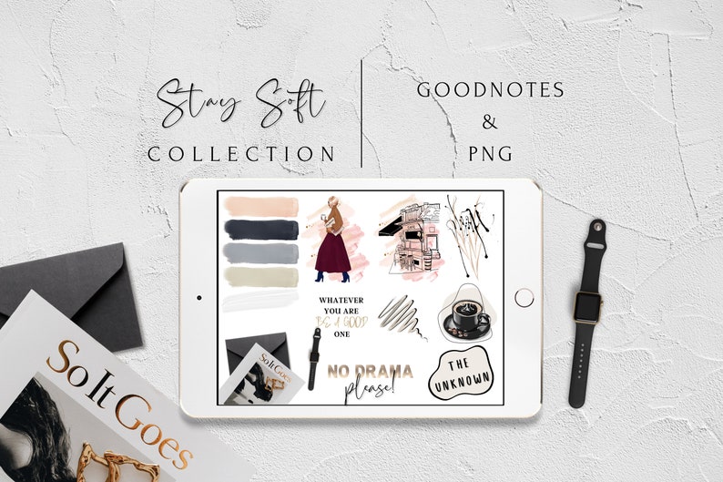 Goodnotes Stickers, Neutral Digital Stickers, Functional Digital ...