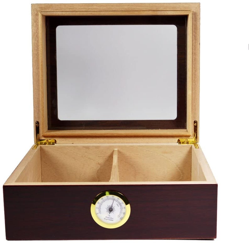 Laser Engraved Desktop Glasstop Cigar Humidor Lion 'king Etsy