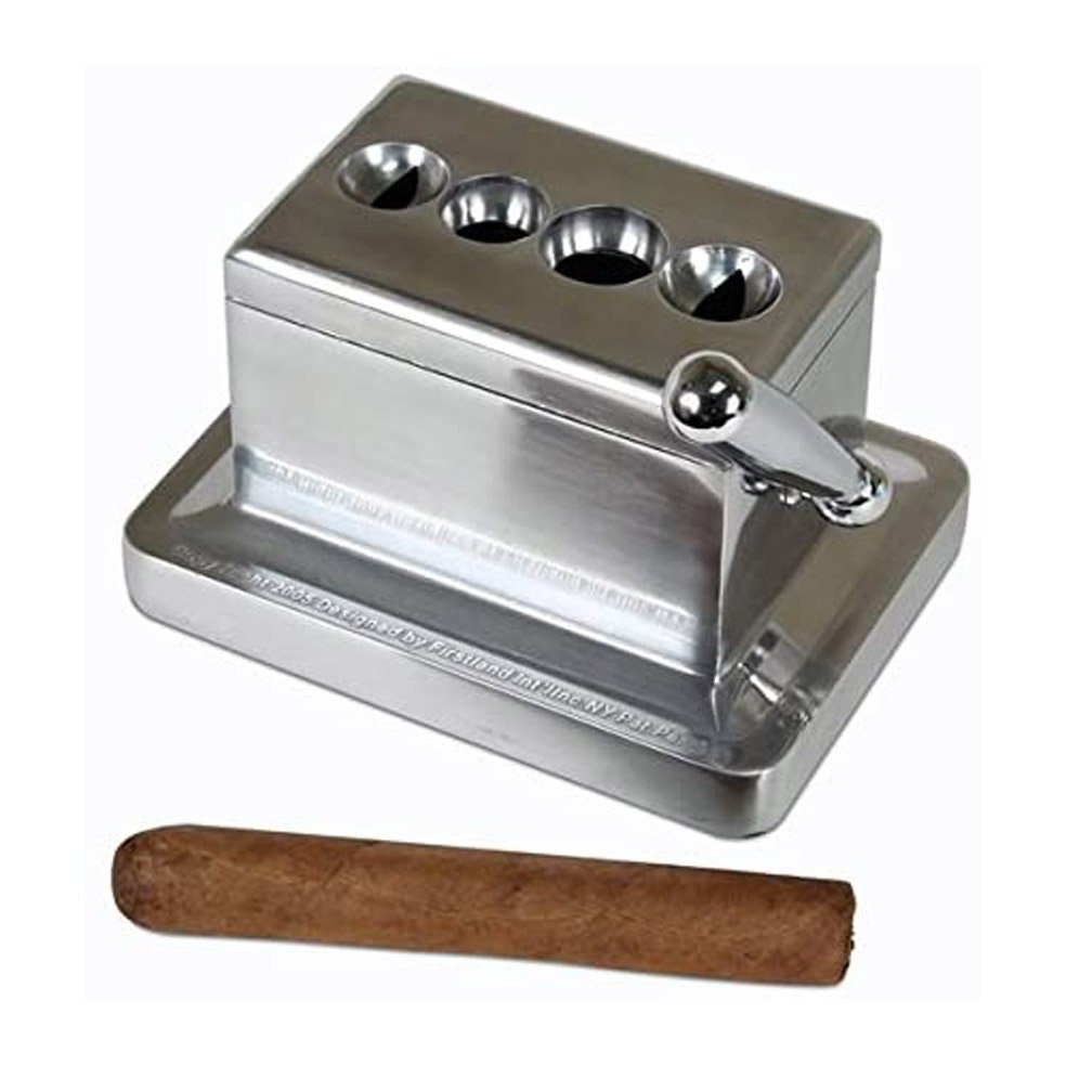 Laser Engraved Quad Table Cigar Cutter Brushed Finish 52 and Etsy