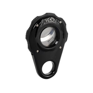 Xikar Revolution Rotary Action Cigar Cutter Power Assisted Cutting accessory cigars tool straight cut (Black)