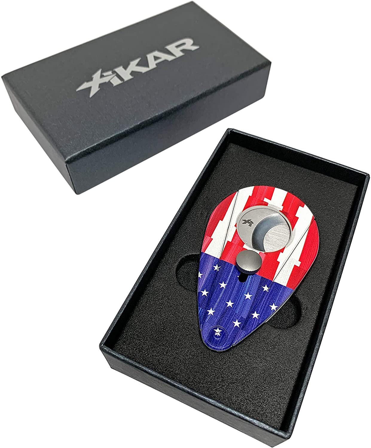 XIKAR Xi2 Zigarrenschneider – Nightlife Series, Doppelte Guillotine, Für 54–60 Ring Zigarren – Grün
