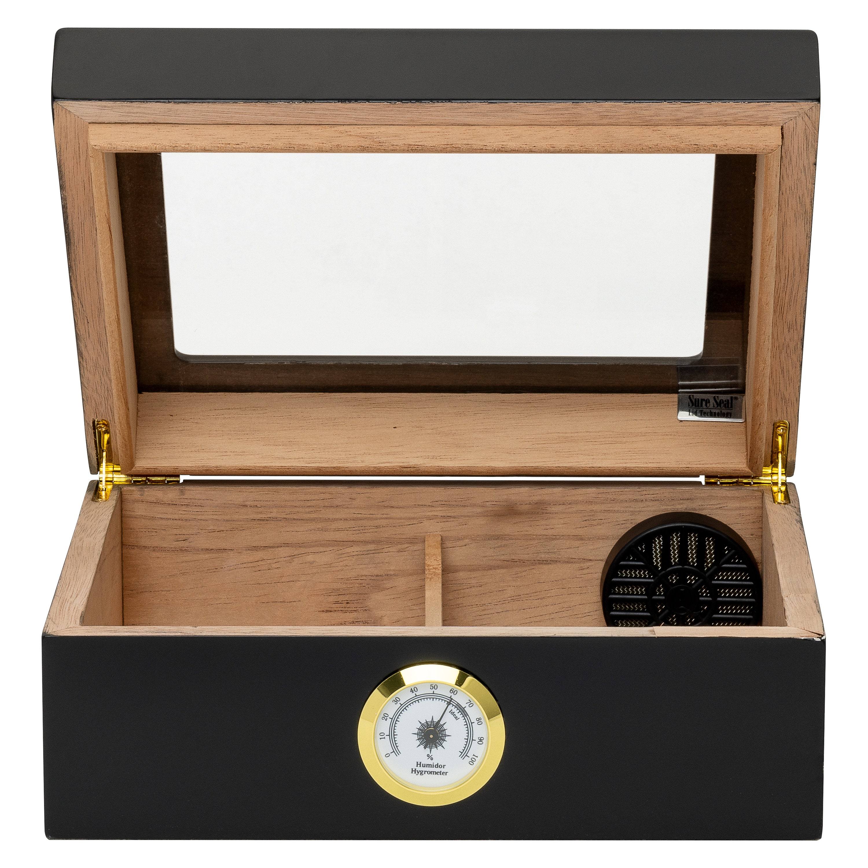 Laser Engraved Desktop Glasstop Humidor Monogram Spanish Etsy