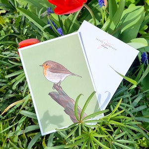 GartenVogel A5 Postkarten - 5er Set - Original Digital Artwork