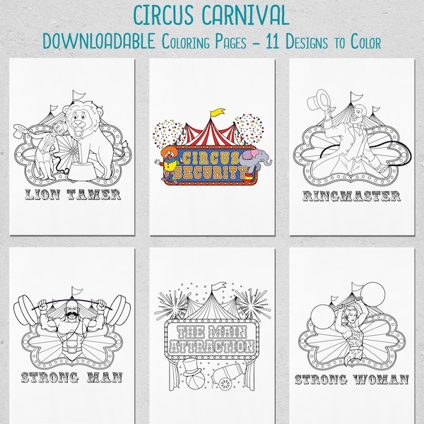 The Circus Book - Etsy
